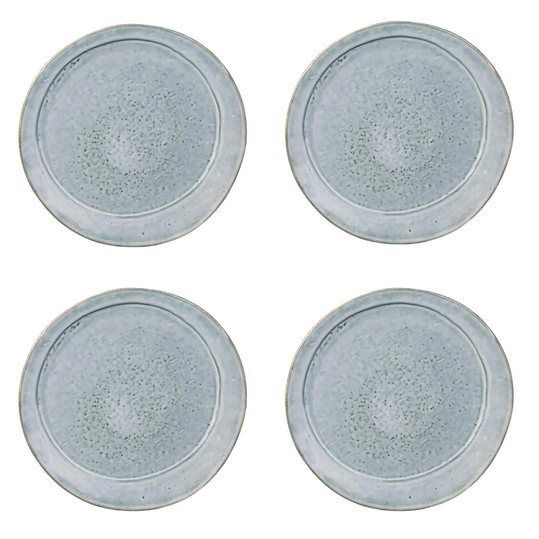 Fairmont & Main Dinner Plates - Misty (Set of 4)
