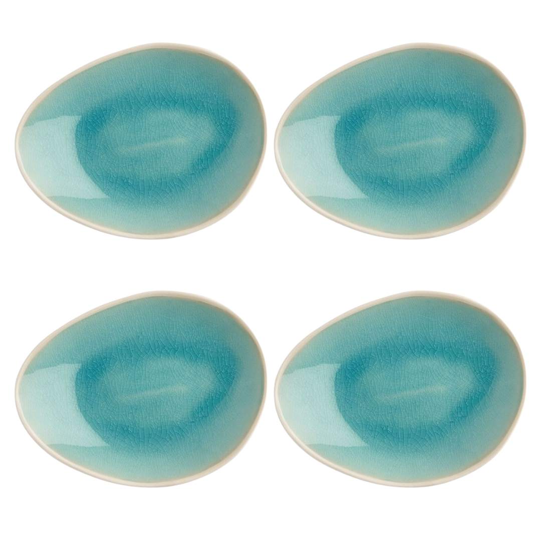 Fairmont & Main 12 Piece Dinner Set - Vie Naturelle Turquoise - Image 4