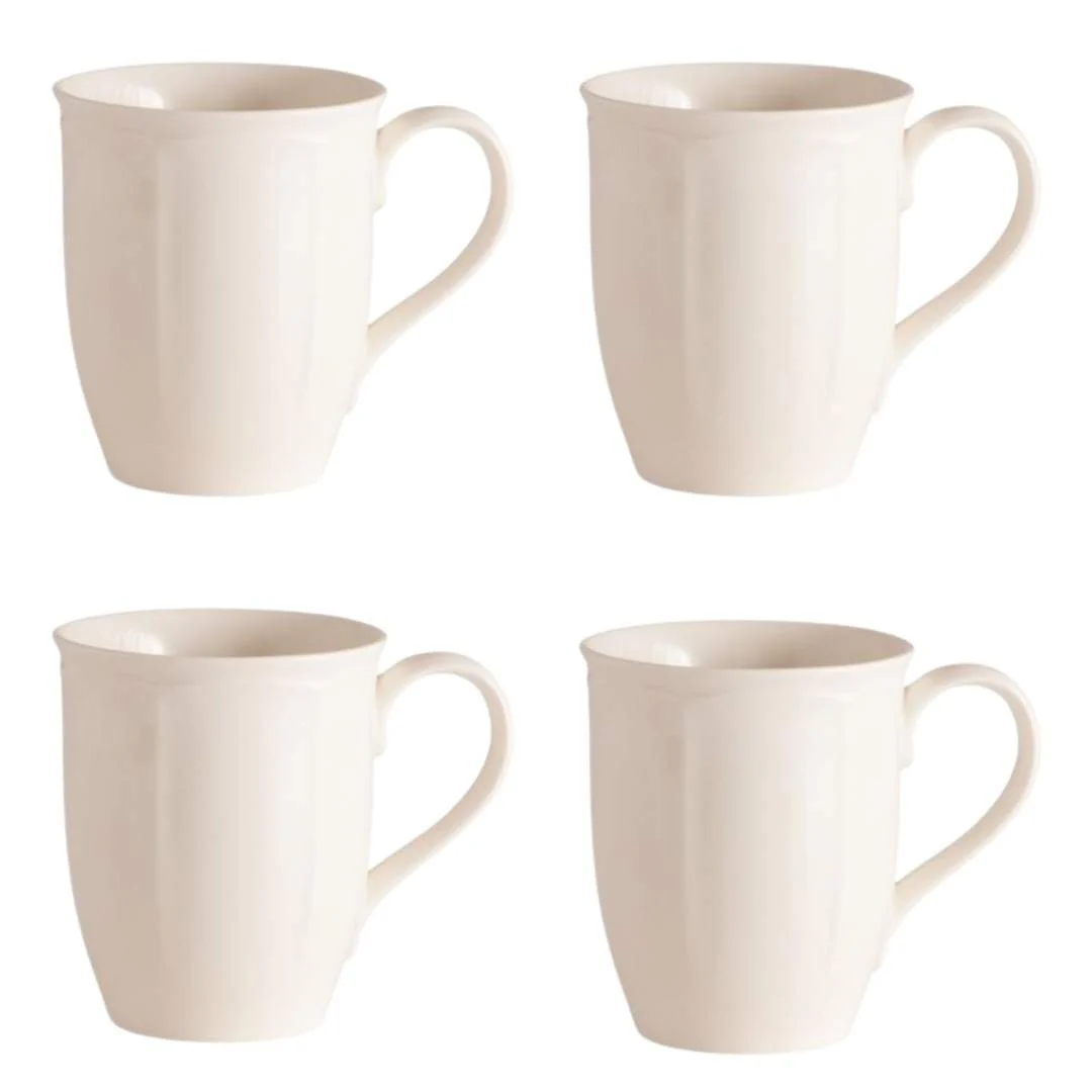 Fairmont & Main Mugs - Vintage Cream (Set of 4) VT38