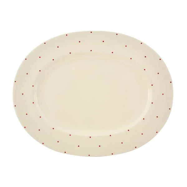 Fairmont & Main Oval Platter - Little Red Dot (Set of 3) - Image 2
