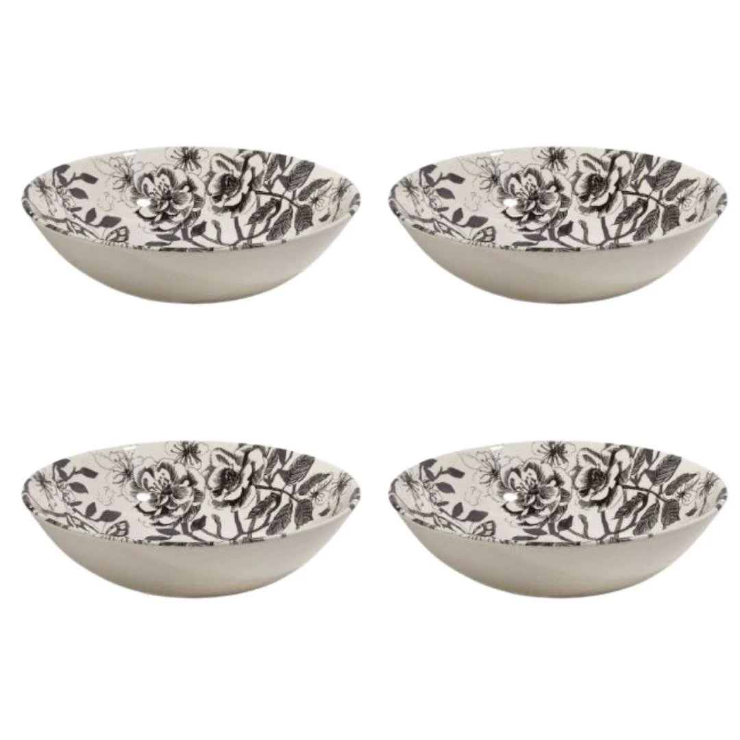 Fairmont & Main Soup/Cereal Bowl - Wild Rose (Set of 4) WR04