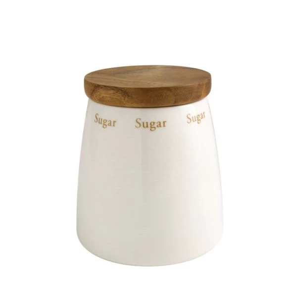Fairmont & Main Sugar Store Jar - White Linen
