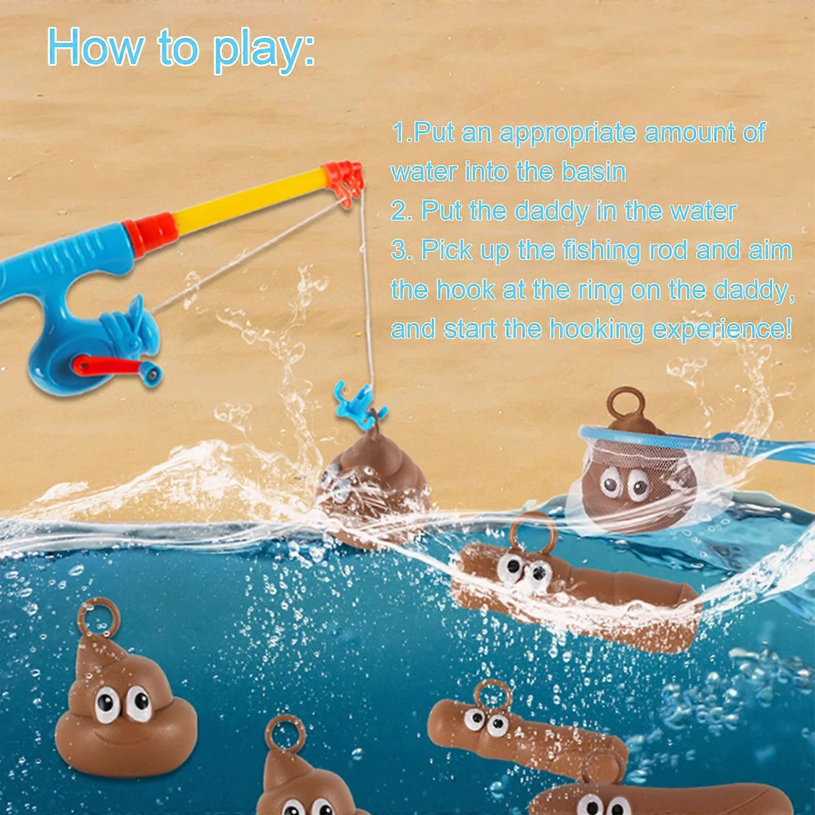 Fishin' For Floaters Bath Tub Game - (3+) - Image 3