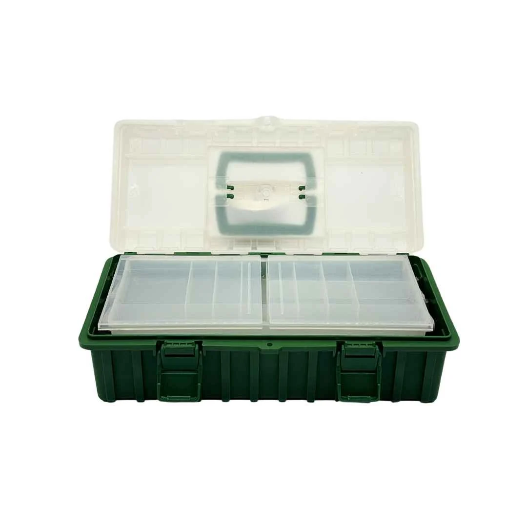 Fishing Tackle Box - Green (36cm) - Image 3