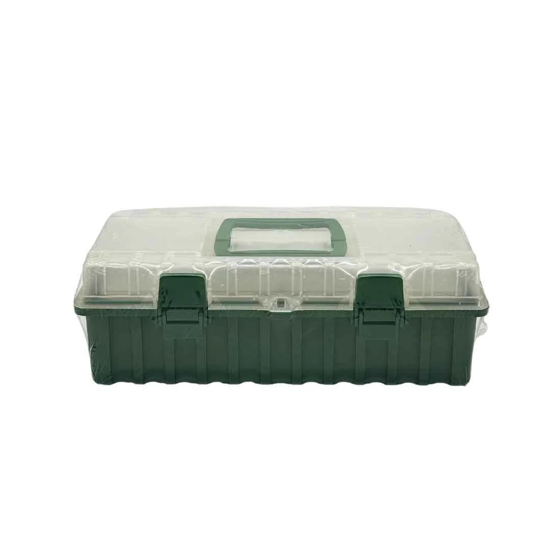 Fishing Tackle Box - Green (36cm) - Image 7