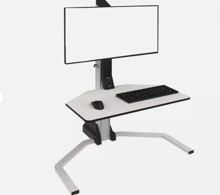 Freedom Dual Screen Sit Stand Electric Riser Desk Converter - Image 3