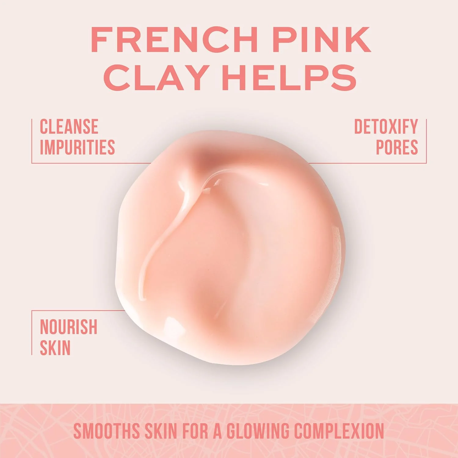 Freeman French Pink Clay Pore Cleansing Peel Off Mask - 175ml - Image 2