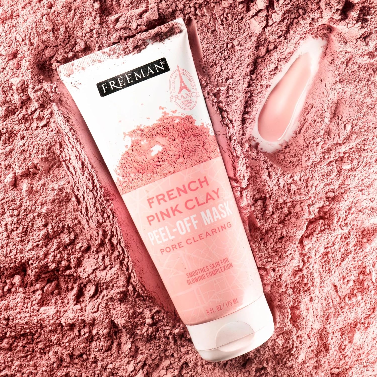 Freeman French Pink Clay Pore Cleansing Peel Off Mask - 175ml - Image 6