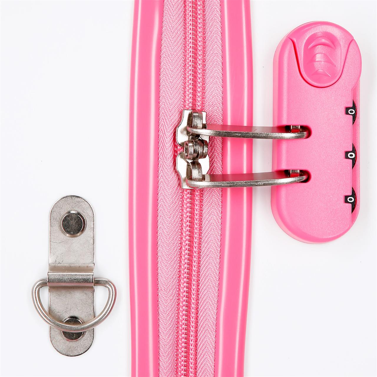 Frozen Red Pink White Ride on Kids Suitcase - Elsa Magic - Image 2