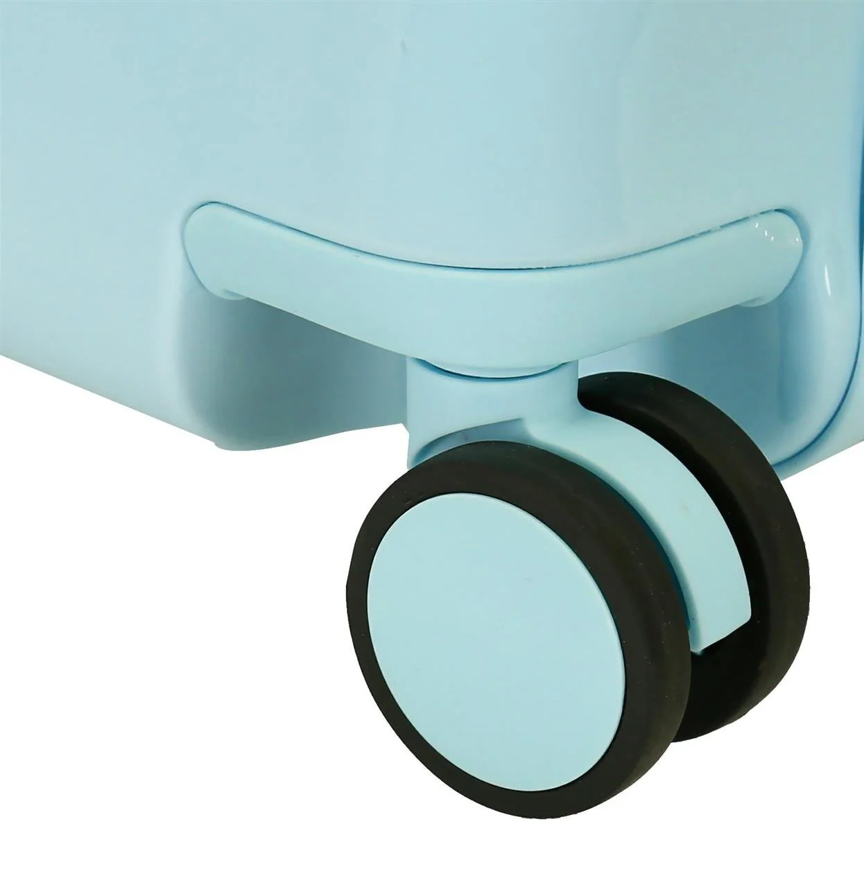 Frozen Ride on Kids Suitcase Turquoise - Elsa Magic - Image 3
