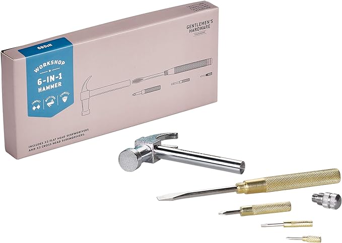 Gentlemen's Hardware Hammer & Screwdriver Multi-Tool