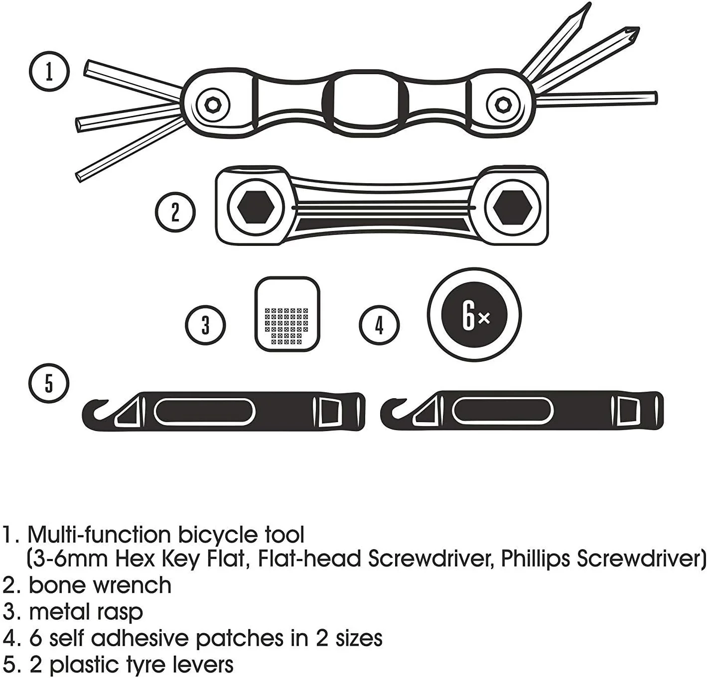 Gentlemen's Hardware Unisex Bike Bicycle Repair Kit - Image 3