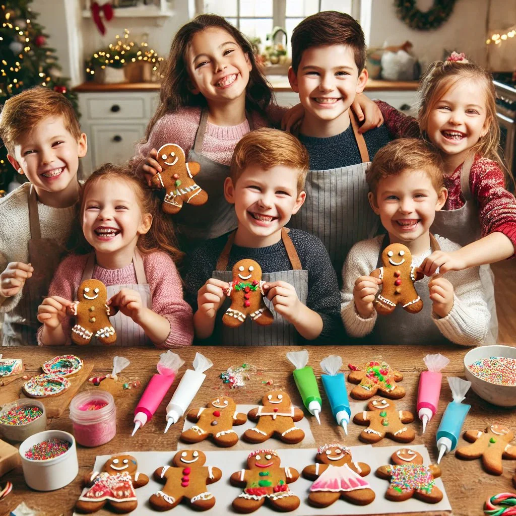 Gingerbread Cookie Cutter Set - Gingerbread Man and Star with handles - Image 3