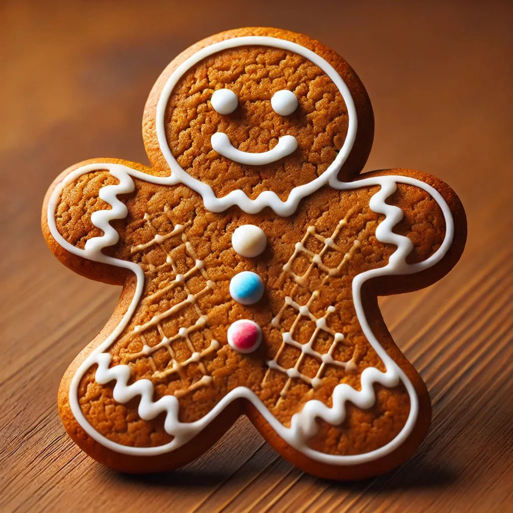 Gingerbread Cookie Cutter Set - Gingerbread Man and Star with handles - Image 4