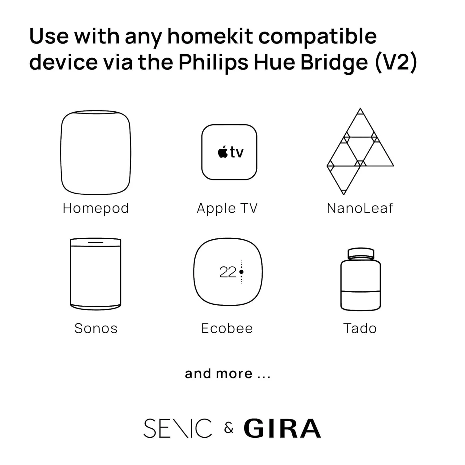GIRA + Senic Friends of Hue Smart Switch - Philips Hue - Black - Image 7