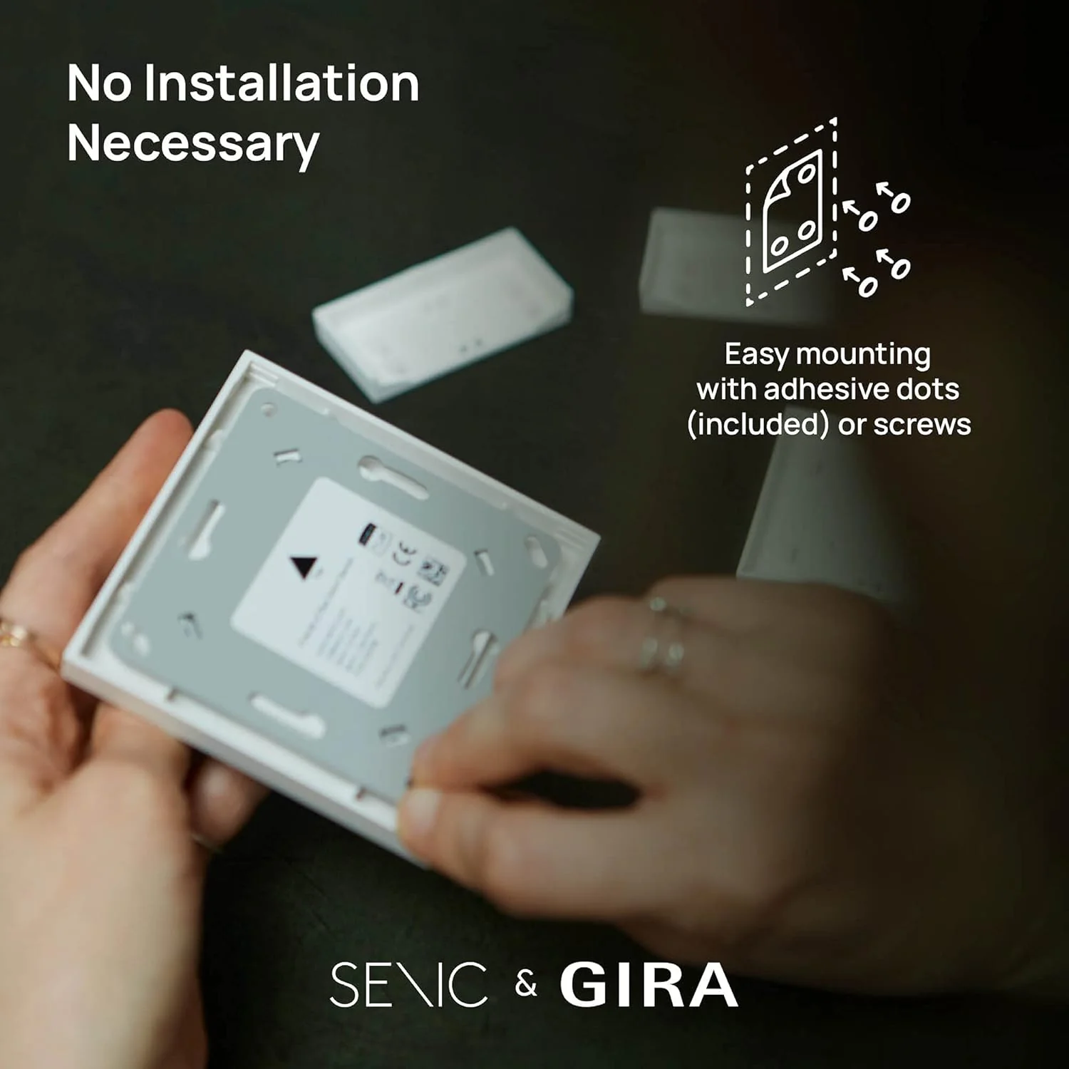 GIRA + Senic Friends of Hue Smart Switch - Philips Hue - White - Image 4