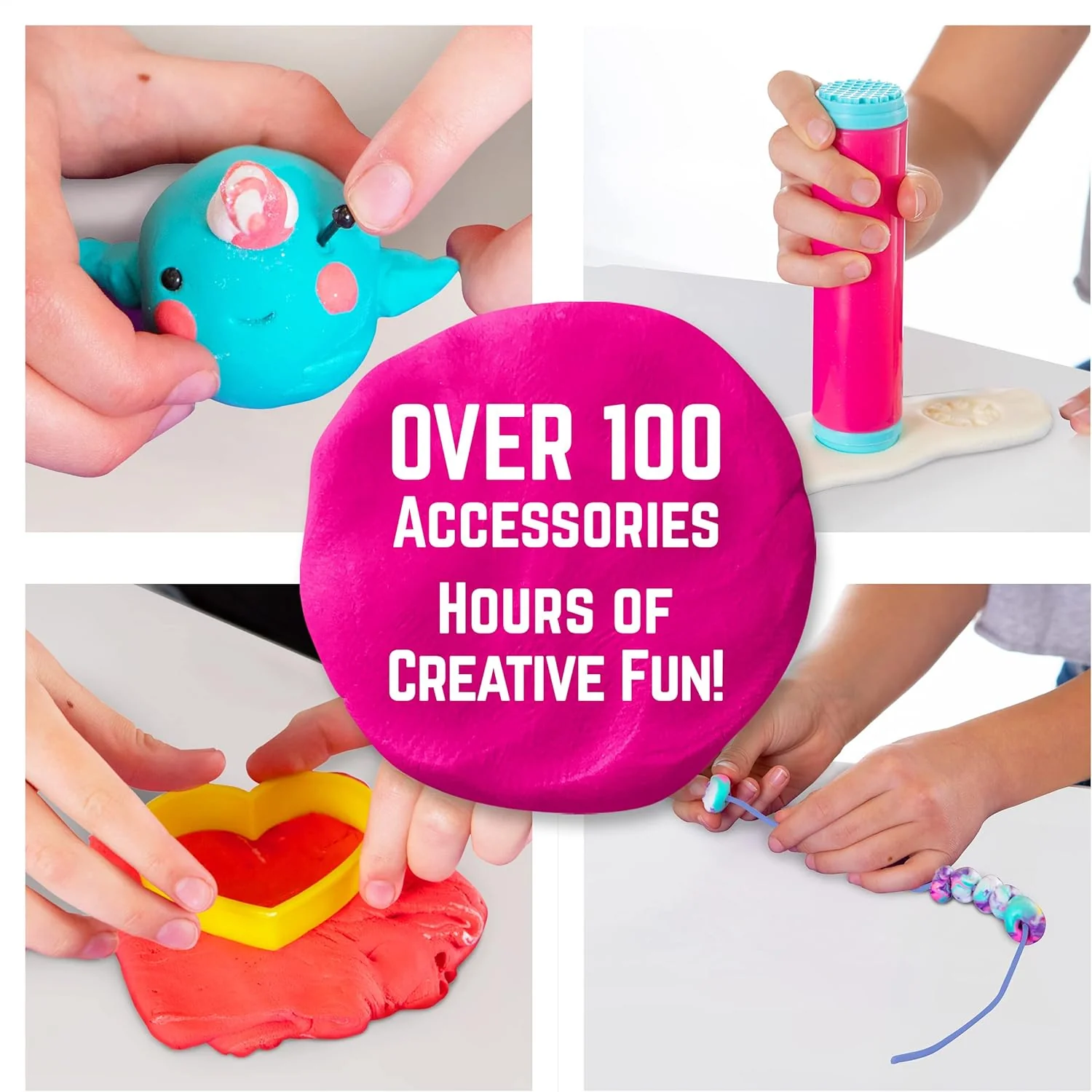 GirlZone Air Dry Clay Ultimate Craft Kit for Kids - Image 6