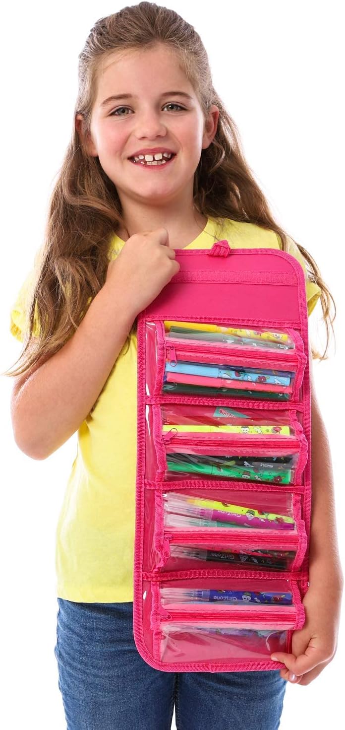 GirlZone Arts and Crafts Fruit Scented Markers and Pencil Case - Image 8