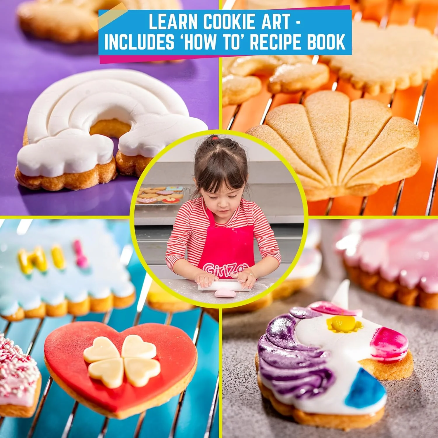GirlZone Cookie Art Bakery Kit - Decorate Cookies Using Baking Accessories - Image 4