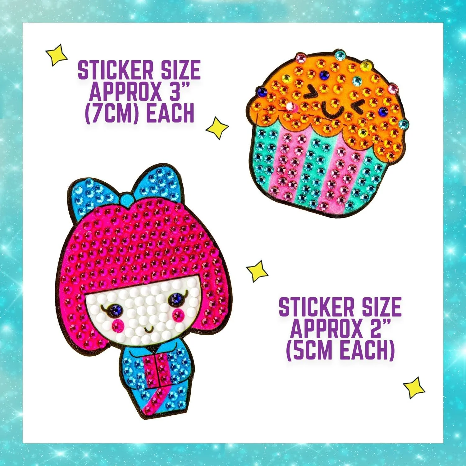 GirlZone Diamond Gem Art Kit For Kids - Image 3