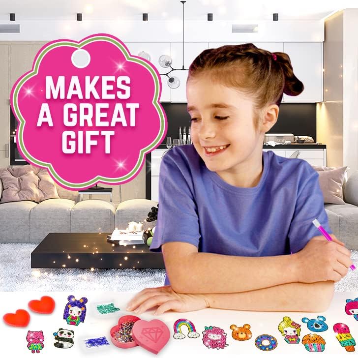 GirlZone Diamond Gem Art Kit For Kids - Image 5