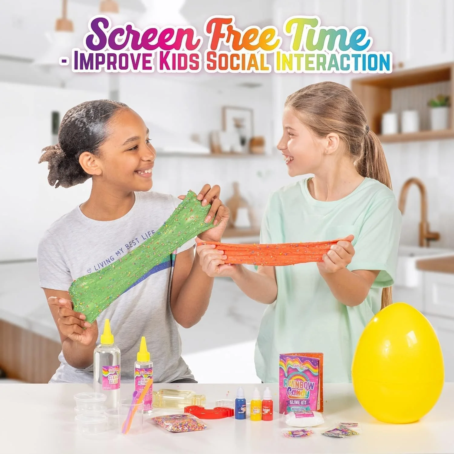 GirlZone Rainbow Candy DIY Slime Kit - Image 2