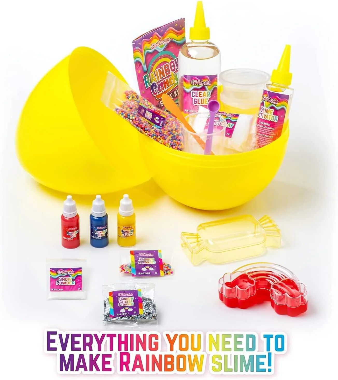 GirlZone Rainbow Candy DIY Slime Kit - Image 5