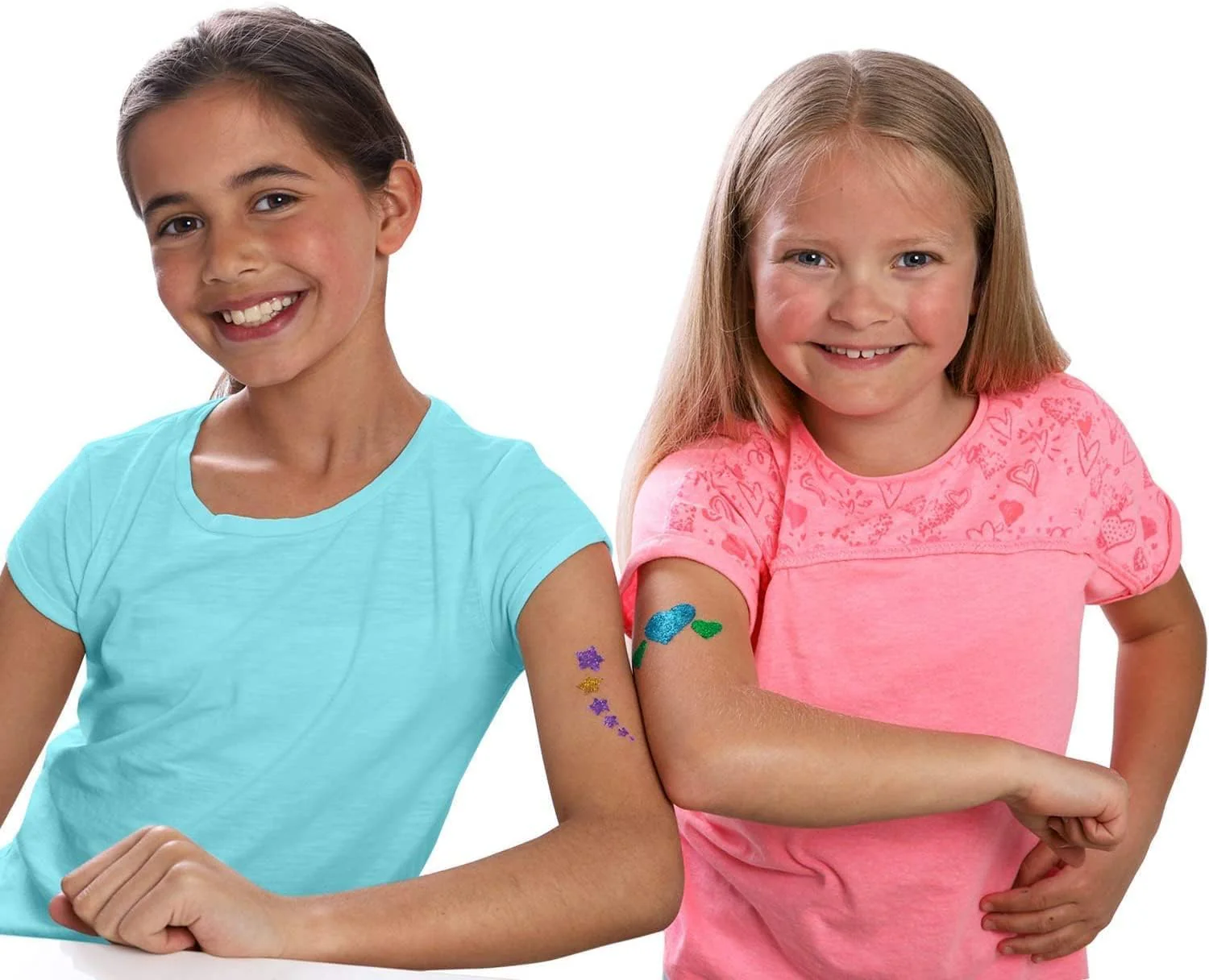GirlZone Temporary Glitter Tattoos Kit for Girls - 33 Pieces - Image 2