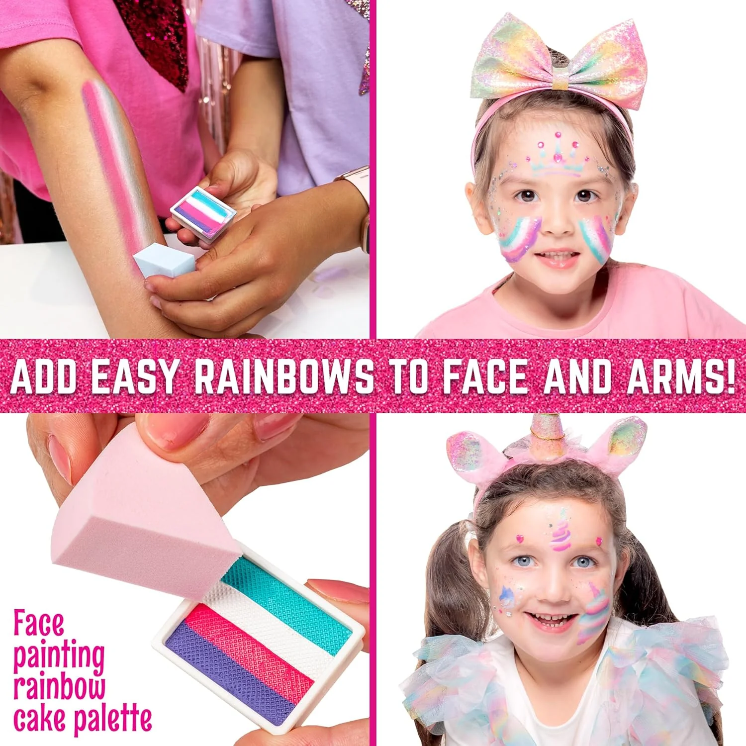 GirlZone Unicorn and Jewels Face Painting Kit - Image 5