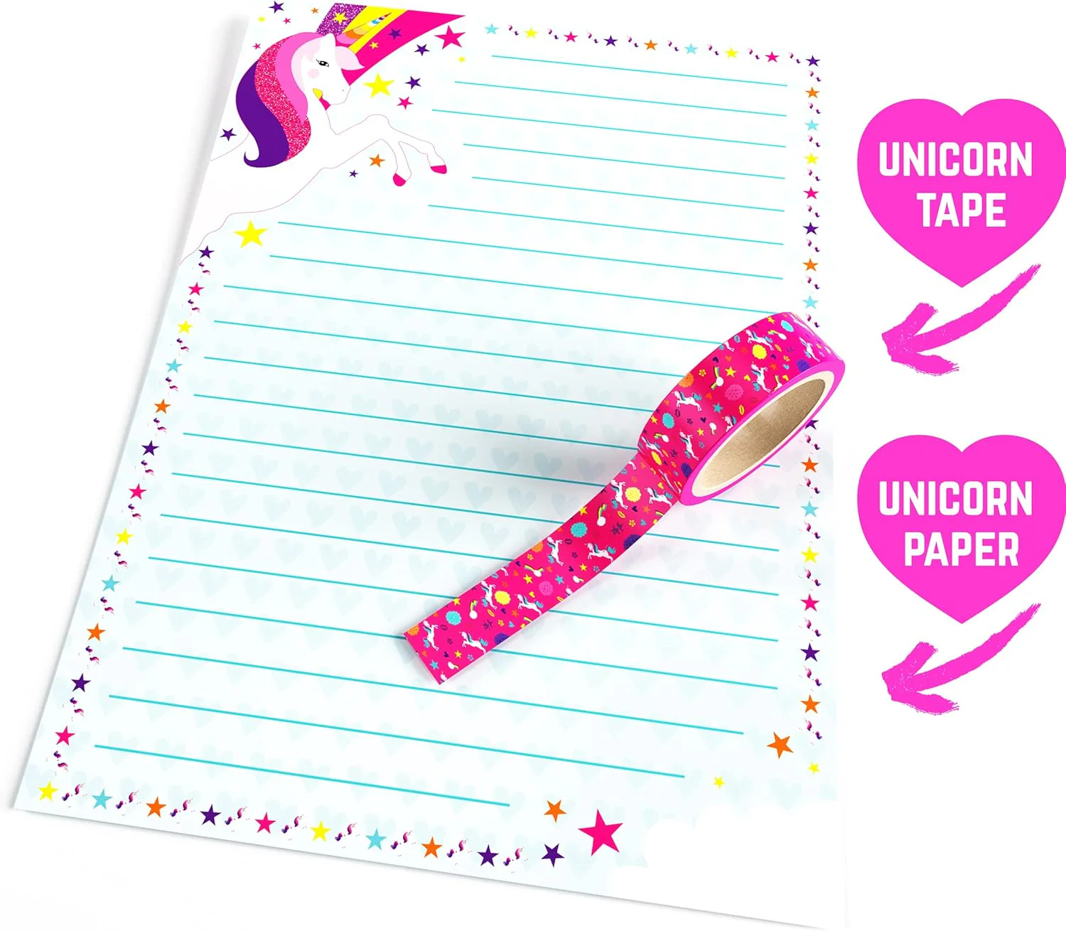 GirlZone: Unicorn Letter Writing Set - 45 Piece - Image 4