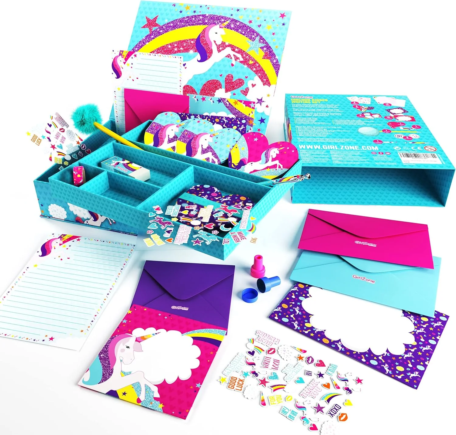 GirlZone: Unicorn Letter Writing Set - 45 Piece - Image 7