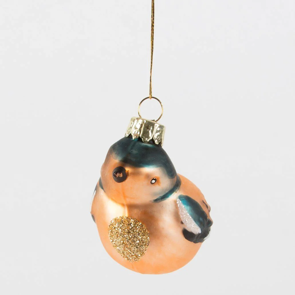 Glass British Birds Christmas Glass Bauble Assorted - Set of 6 - Image 4