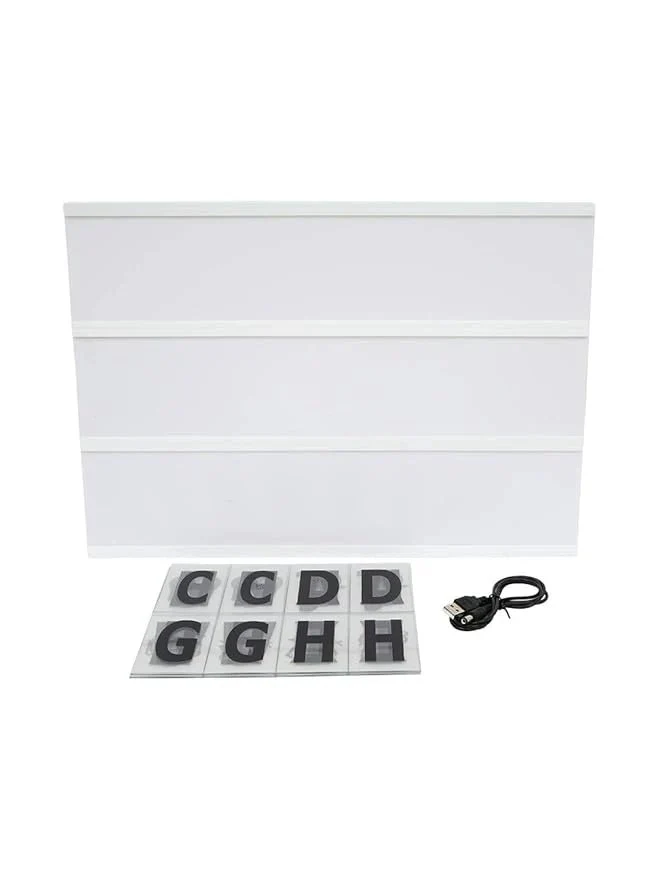 Globrite A3 Cinematic Light Box Inc 80 Letters & Symbols - Image 2