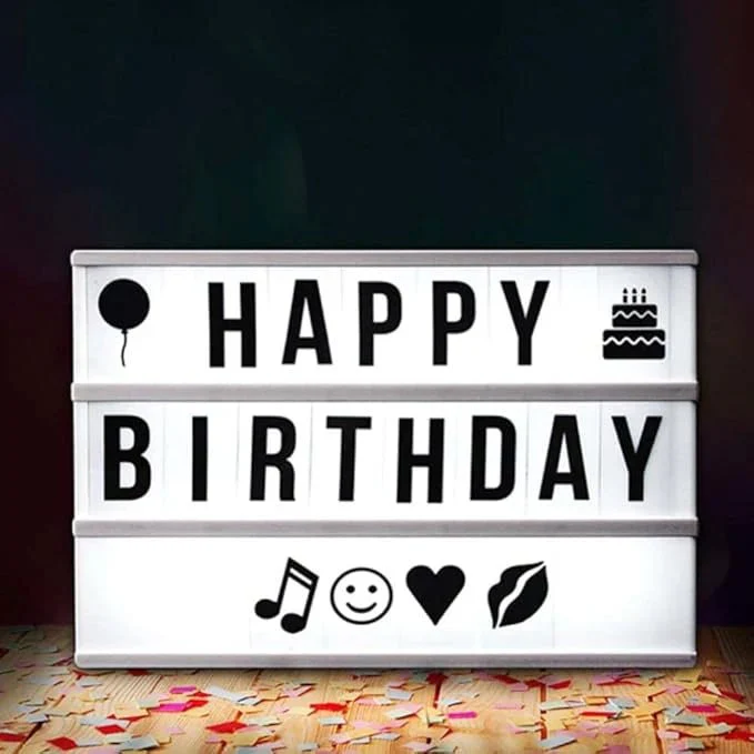 Globrite A3 Cinematic Light Box Inc 80 Letters & Symbols - Image 3