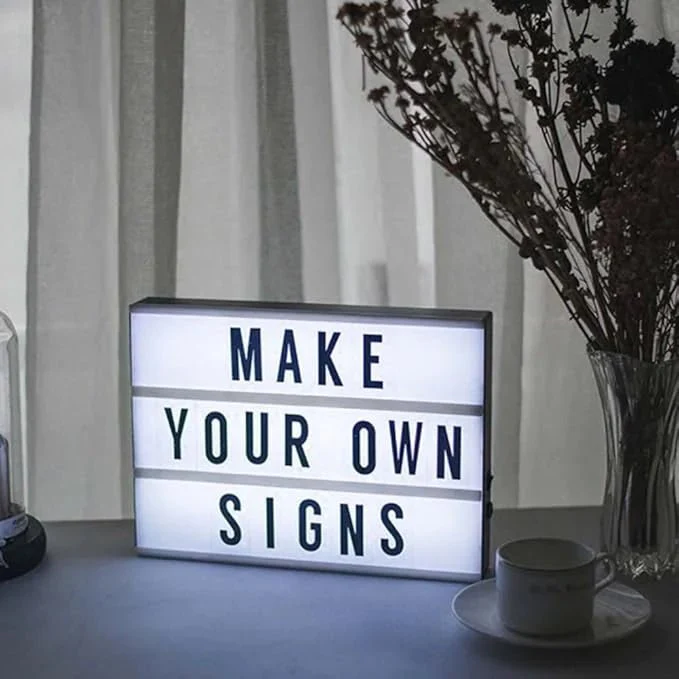 Globrite A3 Cinematic Light Box Inc 80 Letters & Symbols - Image 4