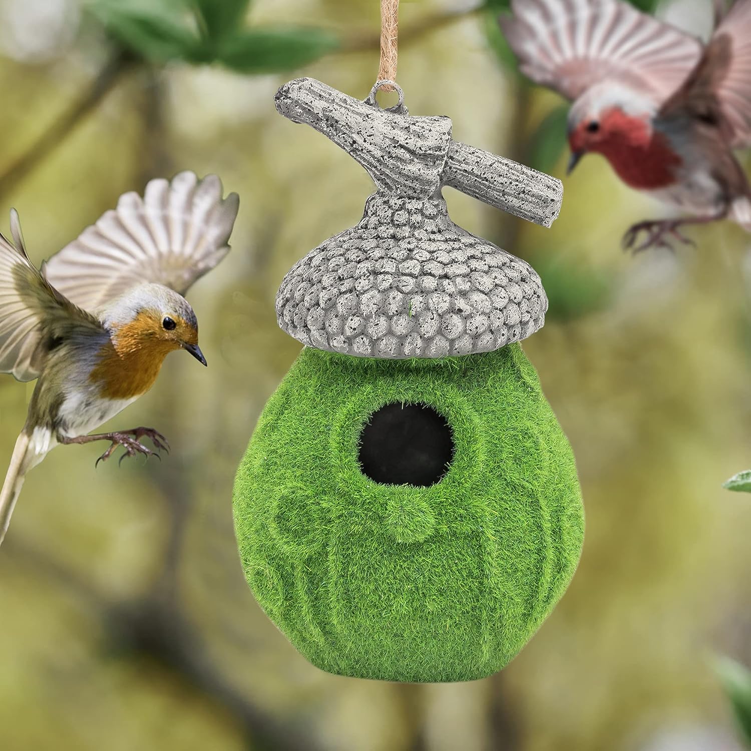 Globrite Hanging or Mounted Acorn Bird Feeder - Image 2