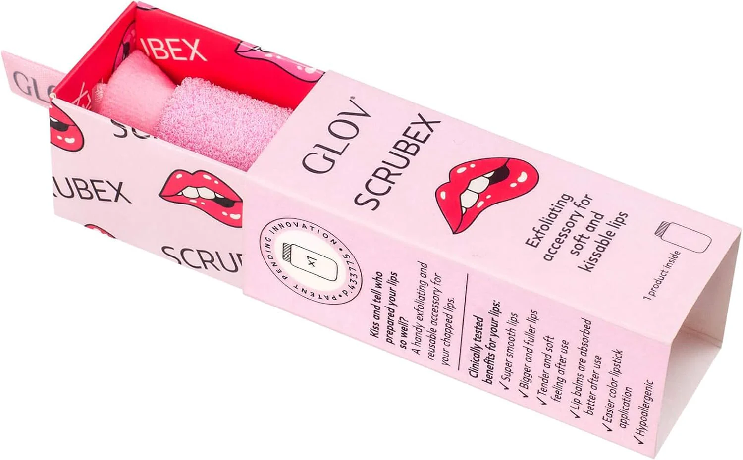 GLOV Exfoliating Thimble Reusable and Enhancing Natural Lip Colour - Image 2