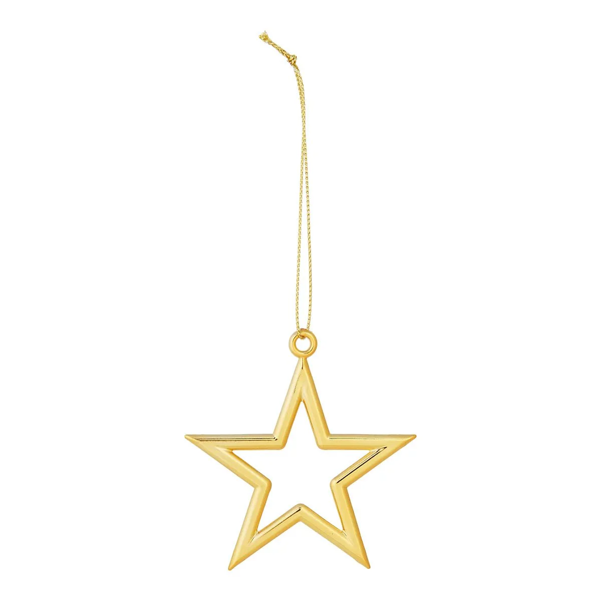 Gold effect Plastic Christmas Bauble Decoration Set - Pack of 40 - Image 4