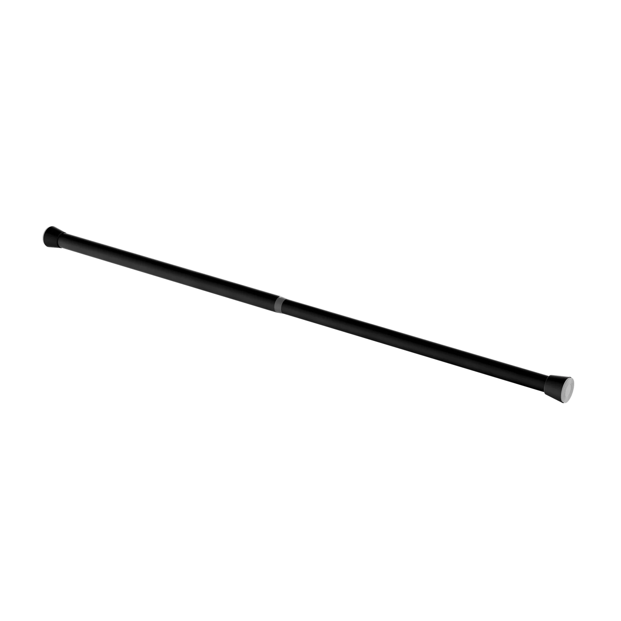 GoodHome Araxos Matt Black Extendable Single Curtain Pole Set - Image 2