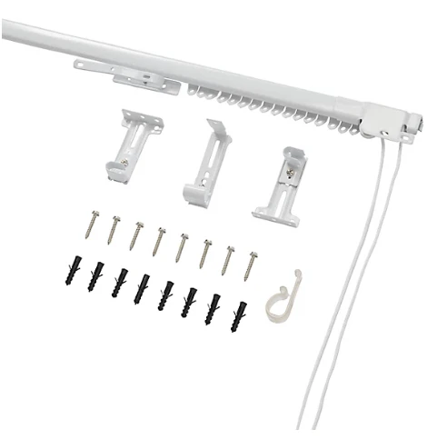 GoodHome Milet Matt White Extendable Curtain track, (L)0.6-0.9m - Image 2