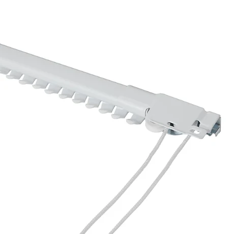 GoodHome Milet Matt White Extendable Curtain track, (L)0.6-0.9m - Image 3