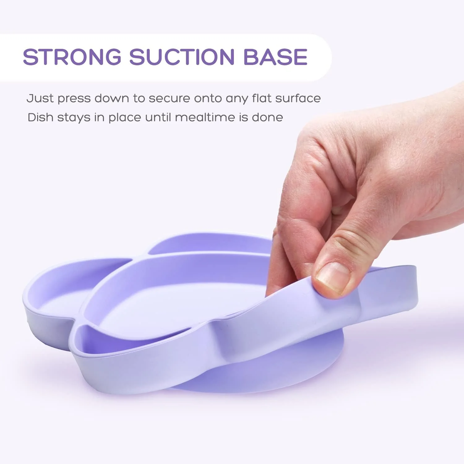 grabease Baby Feeding Set - Lavender - Image 4