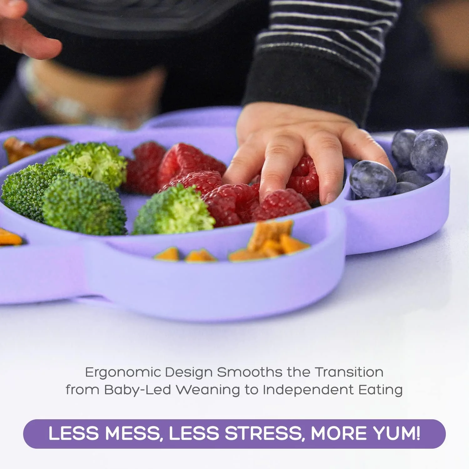 grabease Baby Feeding Set - Lavender - Image 8