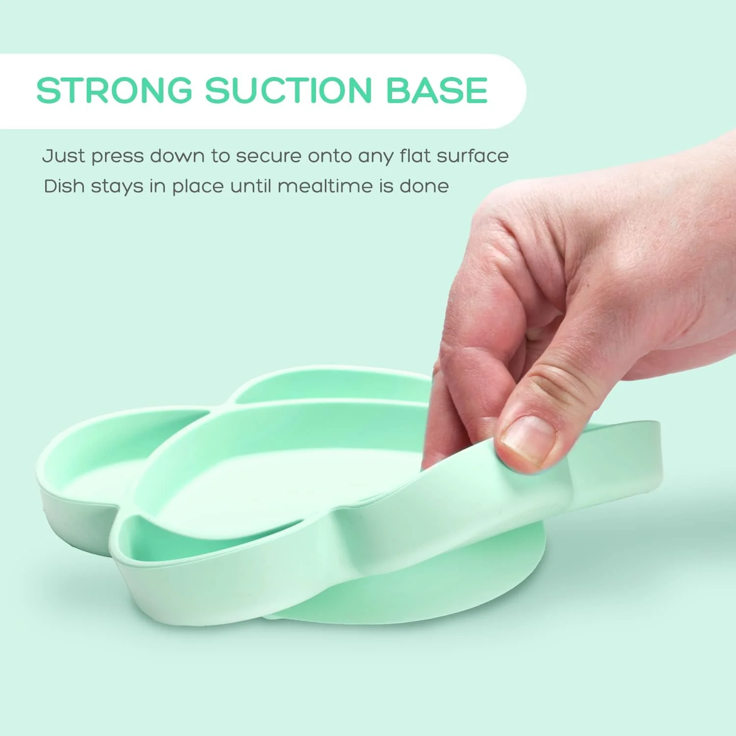 grabease Baby Feeding Set - Mint - Image 4