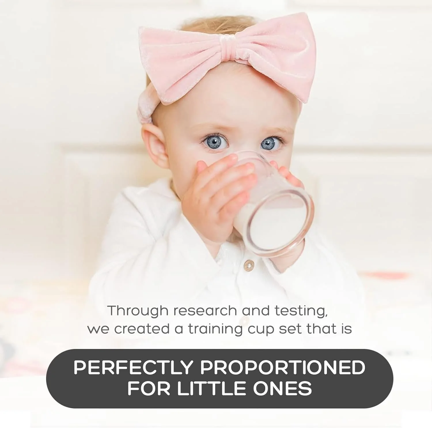 grabease Convertible Training Cups for Babies – BPA-Free (Grey) - Image 7