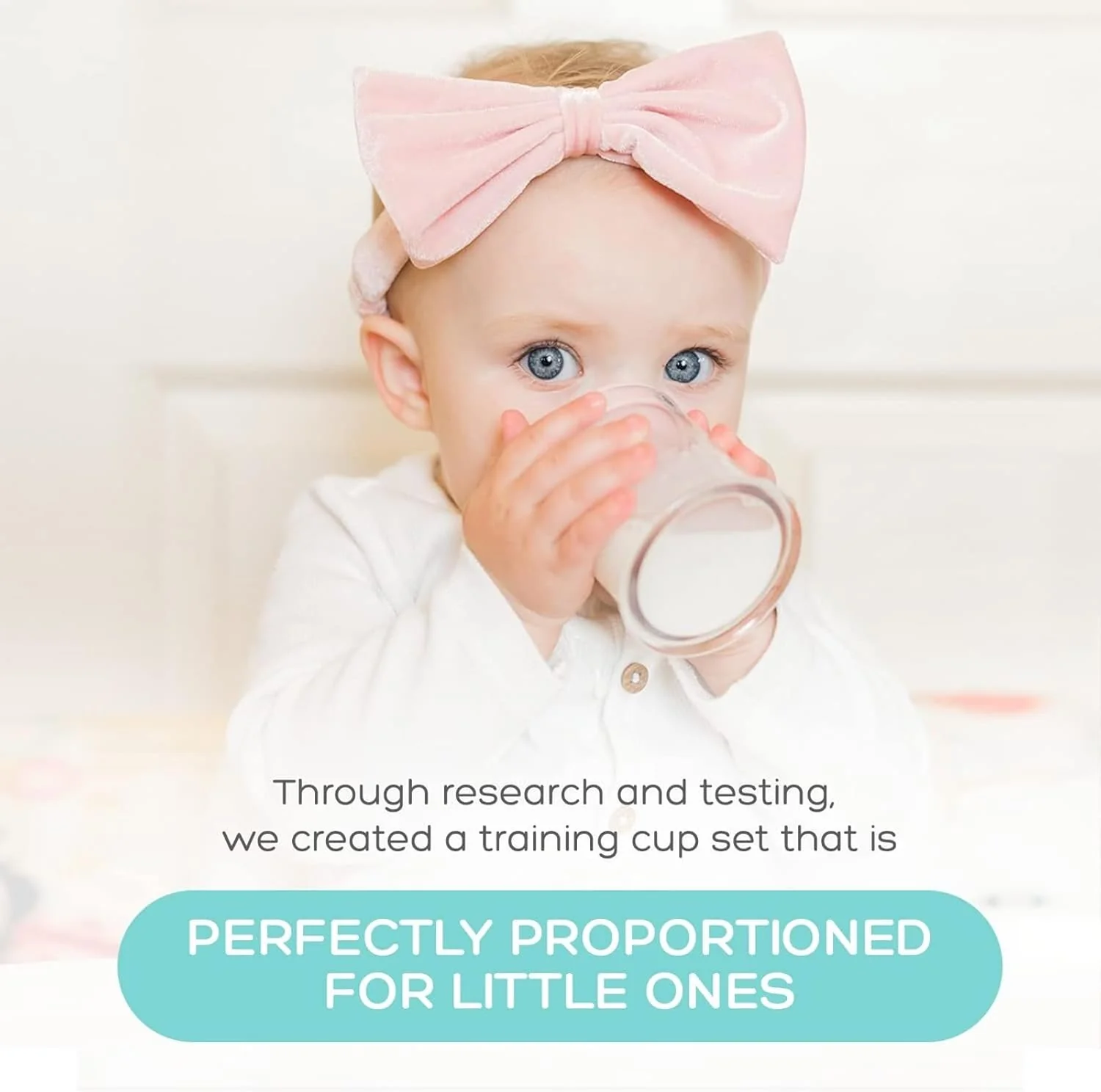 grabease Convertible Training Cups for Babies – BPA-Free (Teal) - Image 7