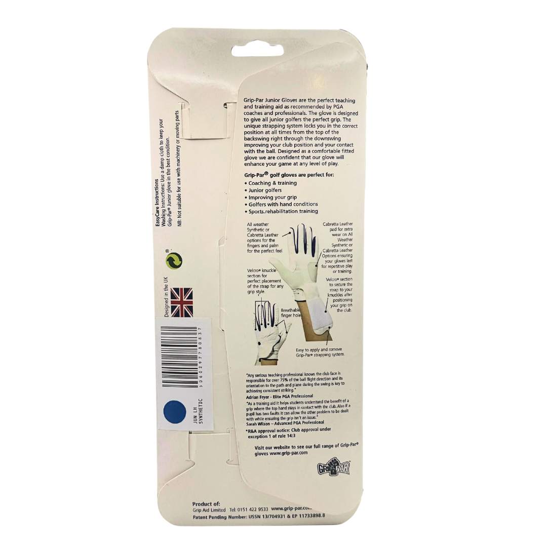 Grip-Par Junior Golf Glove (LH 9/10) - Image 2