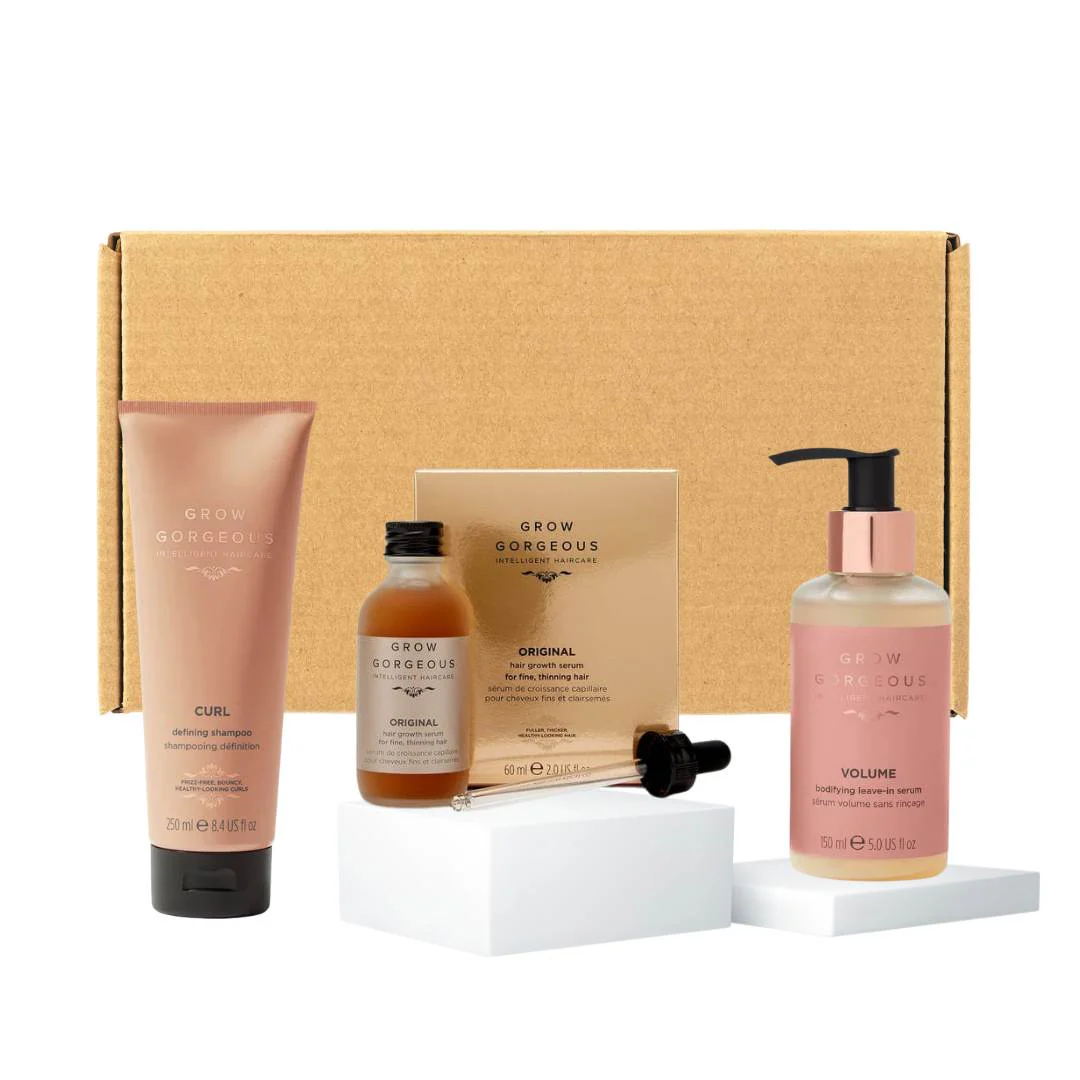 Grow Gorgeous Luxe Haircare Gift Set - Strengthen, Define & Volumise