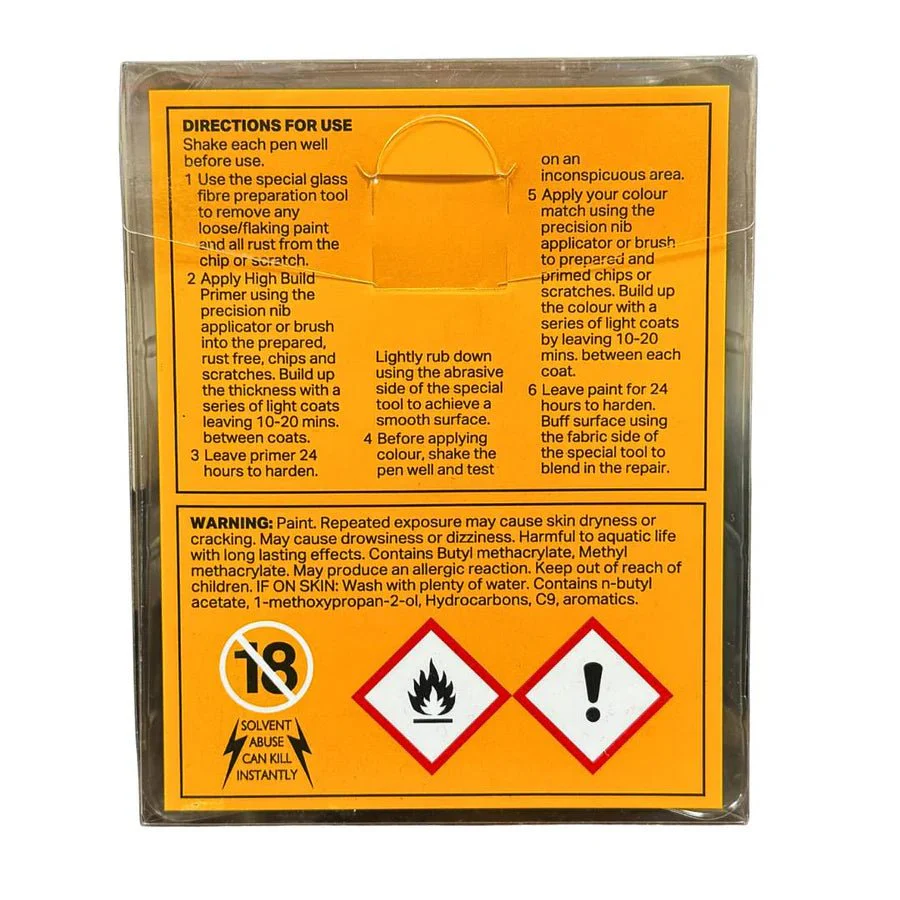 Halfords Stone Chip & Scratch Repair System for Cars - 2 Pen Kit (Renault Glacier White) - Image 2