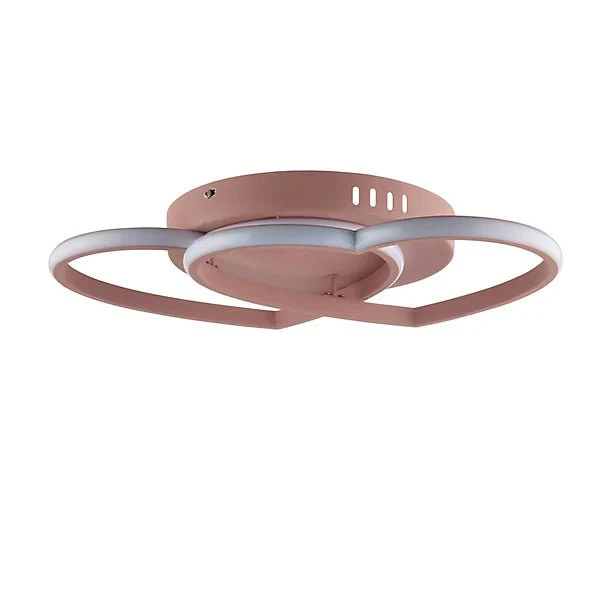 Harbour Studio Heart Steel Pink LED Ceiling light - Image 4